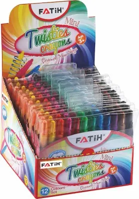FATİH CRAYON BOYA 12 RENK KISA FA50110CB12RKT