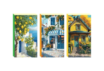 LİLAMOR BAHÇE DEFTER 7,5X14 96 SYF.60'LI (6 ASS.) LLM-DF0714-BH01