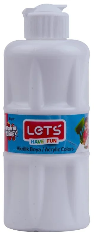 LETS AKRİLİK BOYA 250 ML BEYAZ L-5701