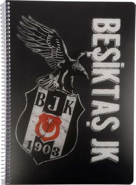 TİMON DEFTER A4 BJK SPR.PP 80YP.ÇİZGİLİ 463621