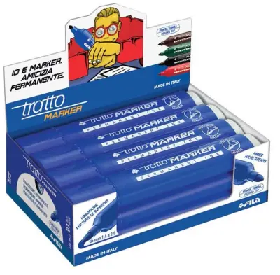 TRATTO PERMANENT MARKÖR YUVARLAK UÇ MAVİ 841201