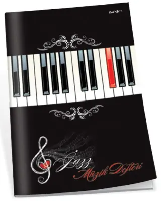 ÇINAR MÜZİK DEFTERİ A4 JAZZ SPİRALLİ PP KAPAK 30 YP. 38000 (Best)