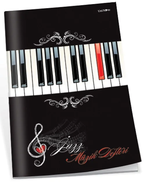 ÇINAR MÜZİK DEFTERİ A4 JAZZ SPİRALLİ PP KAPAK 30 YP. 38000 (Best)