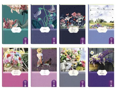LİLAMOR ÇİÇEK BAHÇESİ KOKULU DEFTER 12,5X19,5 112 SYF.48'Lİ (9 ASS.) LLM-DF1219-ÇB01