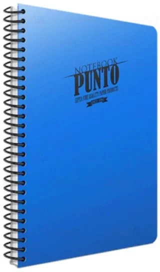 GIPTA DEFTER PUNTO A4 SPİRALLİ PP KAPAK 200 YP. ÇİZGİLİ 6546