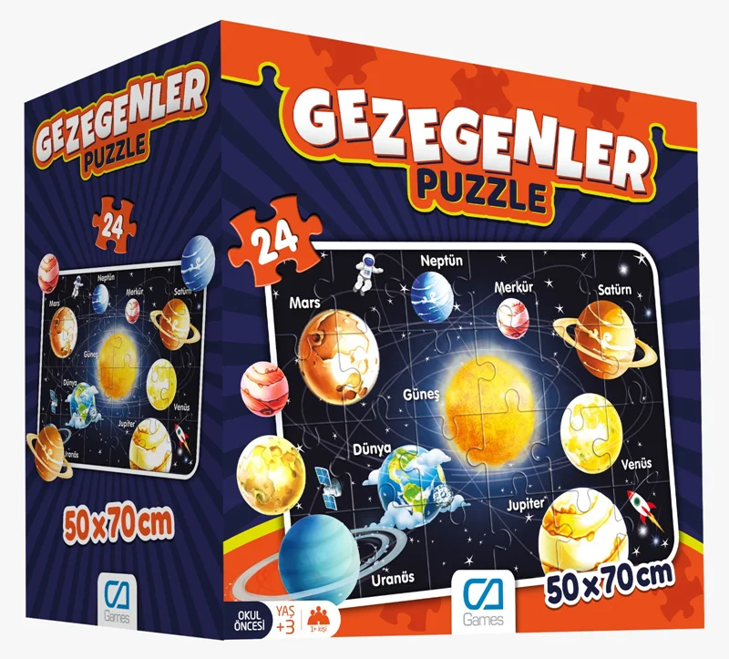 CA GAMES PUZZLE GEZEGENLER EĞİTİCİ 5026