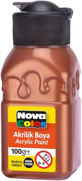 NOVA COLOR AKRİLİK BOYA 100 GR TERAKOTA NC-2028