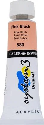 DALER ROWNEY AKRİLİK BOYA SYSTEM 3 ORIGINAL SERİSİ 75 ML PINK BLUSH 129075580