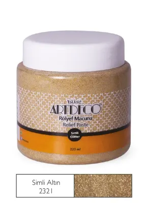ARTDECO RÖLYEF MACUNU SİMLİ 220 ML ALTIN Y-054N 2321
