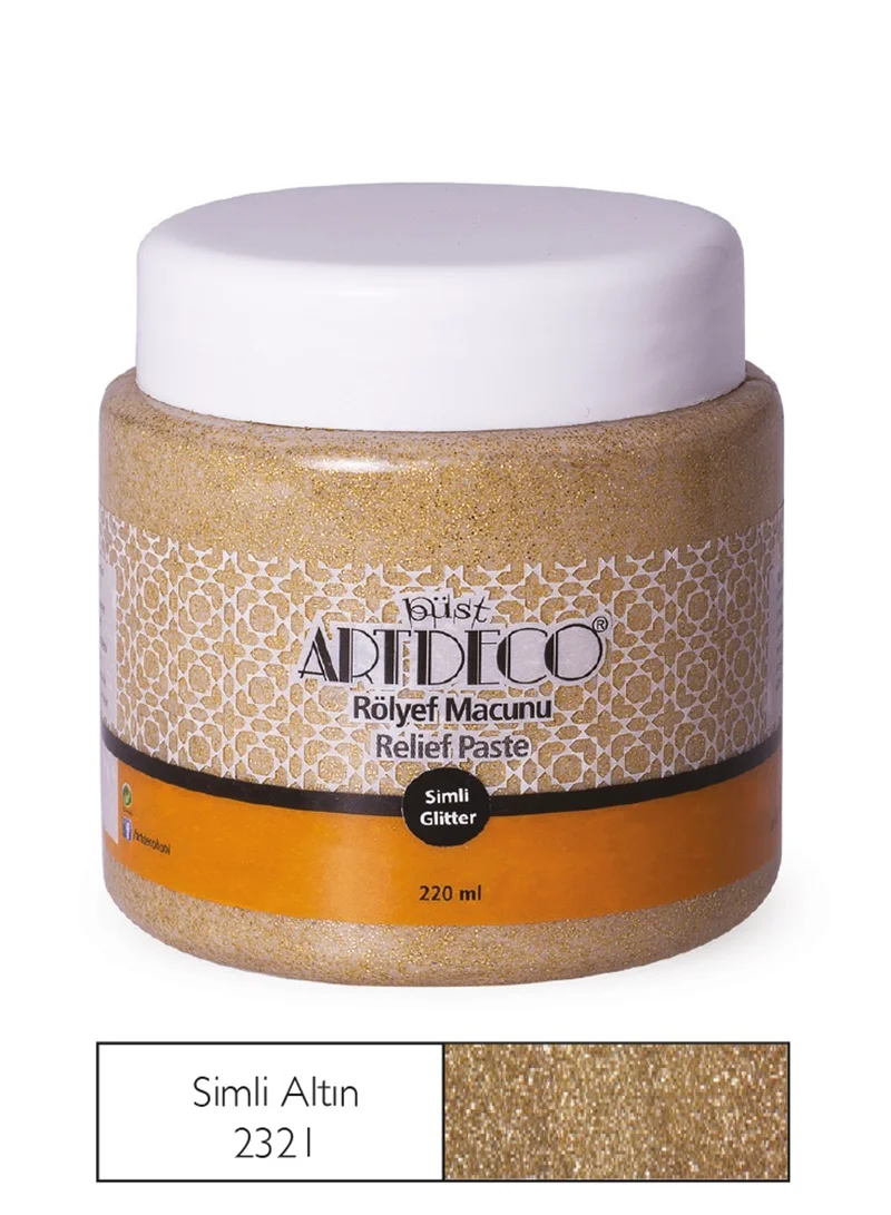 ARTDECO RÖLYEF MACUNU SİMLİ 220 ML ALTIN Y-054N 2321