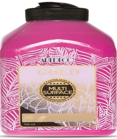 ARTDECO AKRİLİK BOYA GOLD MULTI-SURFACE 500 ML FUŞYA Y-G70L-242