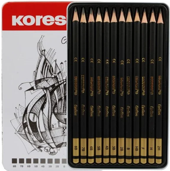 KORES ÇİZİM KALEMİ SETİ SELECTION 12 Lİ 92162