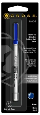 CROSS ROLLER KALEM  REFİLİ İNCE JEL MAVİ 8910-2