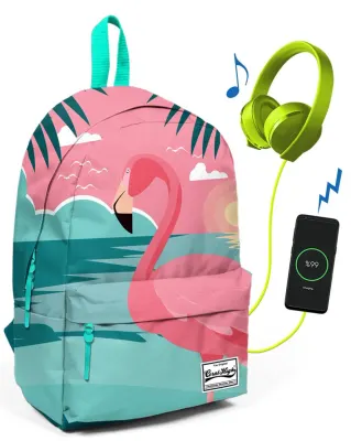YAYGAN ÇANTA SIRT CORAL HIGH USB+AUX SOKETLİ 23431