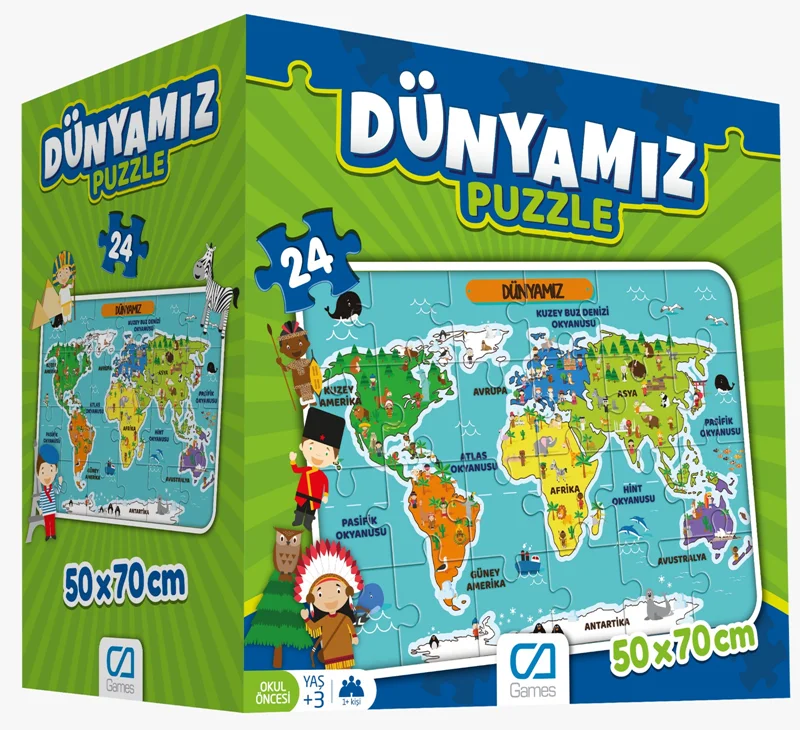 CA GAMES PUZZLE DÜNYAMIZ EĞİTİCİ 5025