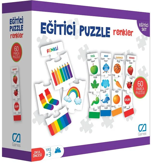 CA GAMES PUZZLE EĞİTİCİ - RENKLER 5029
