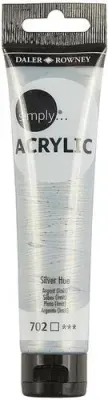 DALER ROWNEY AKRİLİK BOYA SIMPLY SERİSİ 75 ML SİLVER 126975702