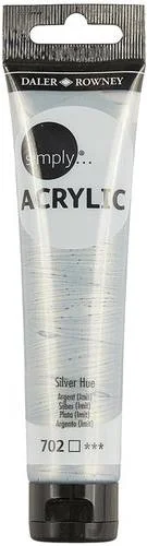 DALER ROWNEY AKRİLİK BOYA SIMPLY SERİSİ 75 ML SİLVER 126975702