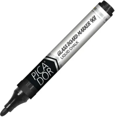 PICADOR CAM BOYAMA MARKÖRÜ 901 SİYAH KX136