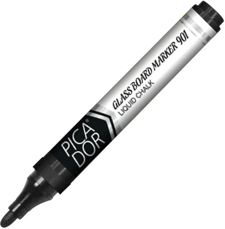PICADOR CAM BOYAMA MARKÖRÜ 901 SİYAH KX136