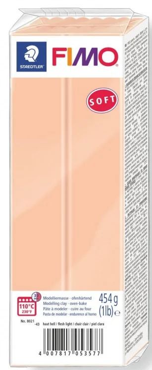 FIMO SOFT MODELLEME KİLİ 454 GR AÇIK TEN RENGİ 8021-43