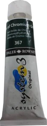 DALER ROWNEY AKRİLİK BOYA SYSTEM 3 ORIGINAL SERİSİ 75 ML OXIDE OF CHROMIUM GREEN 129075367