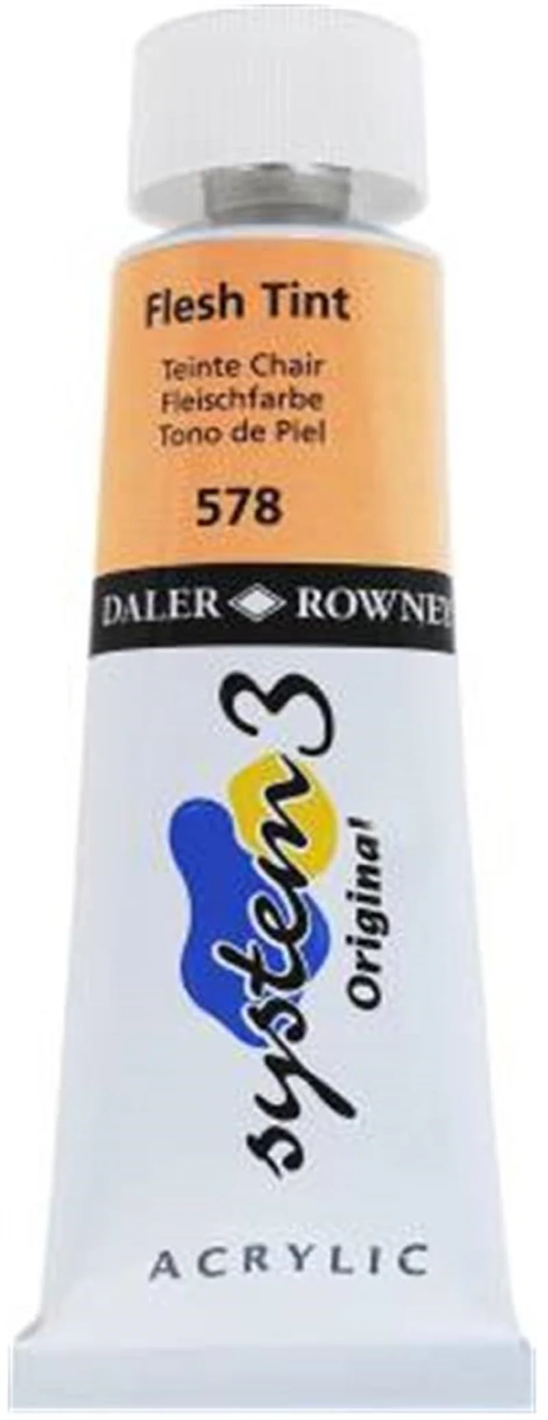DALER ROWNEY AKRİLİK BOYA SYSTEM 3 ORIGINAL SERİSİ 75 ML FLESH TINT 129075578