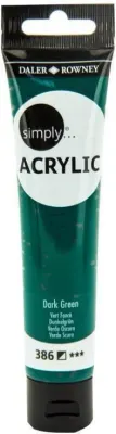 DALER ROWNEY AKRİLİK BOYA SIMPLY SERİSİ 75 ML DARK GREEN 126975386