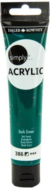 DALER ROWNEY AKRİLİK BOYA SIMPLY SERİSİ 75 ML DARK GREEN 126975386