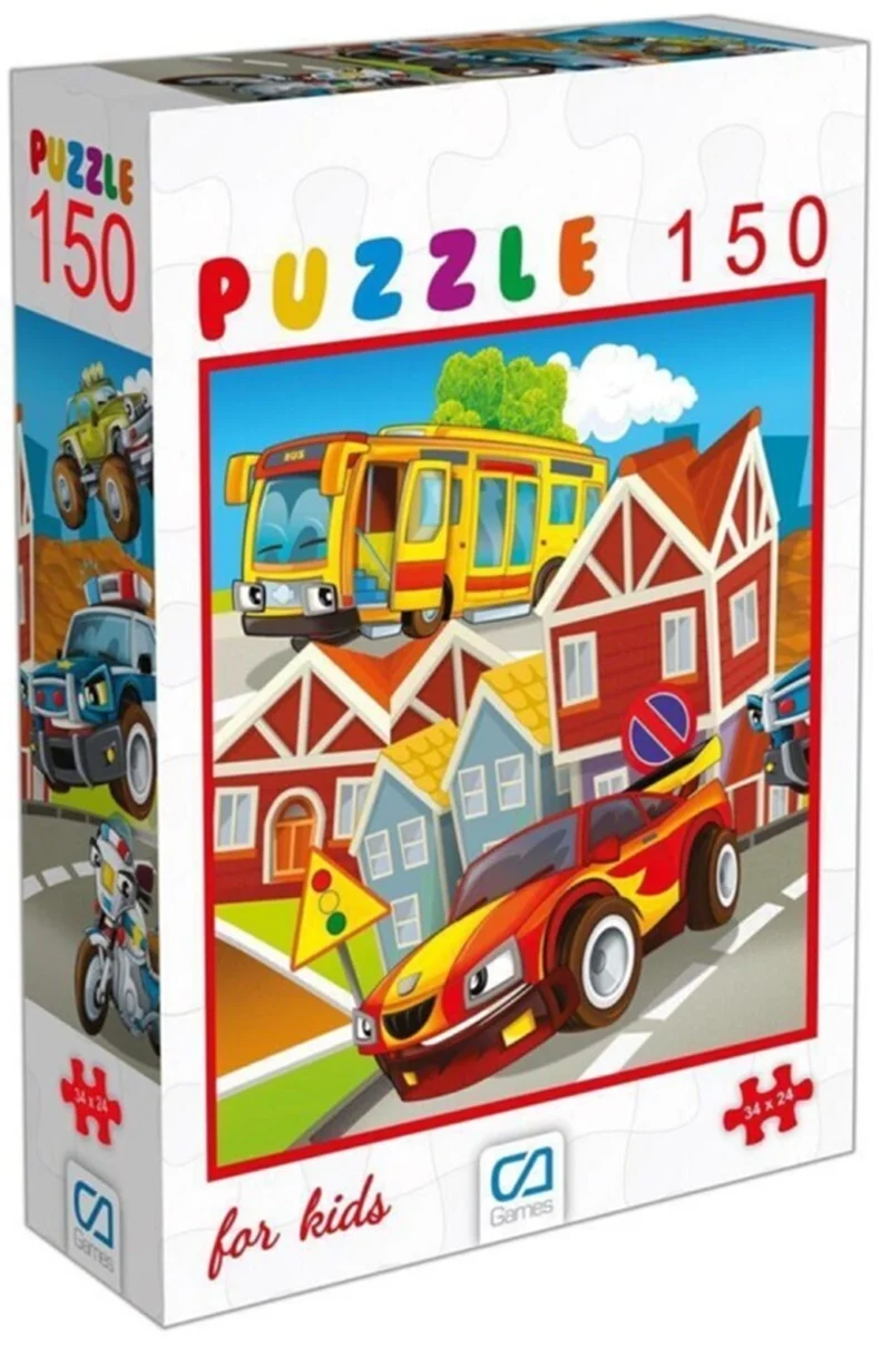 CA GAMES PUZZLE 150 PARÇA ARABALAR 6107