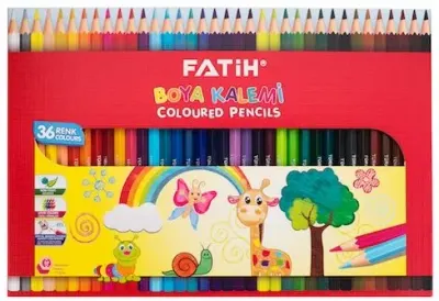 FATİH KURU BOYA 36 RENK TAM BOY FA33245KB36RTB