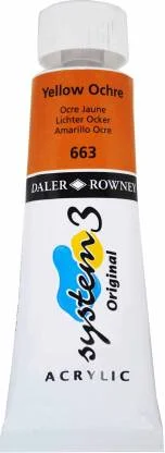 DALER ROWNEY AKRİLİK BOYA SYSTEM 3 ORIGINAL SERİSİ 75 ML YELLOW OCHRE 129075663
