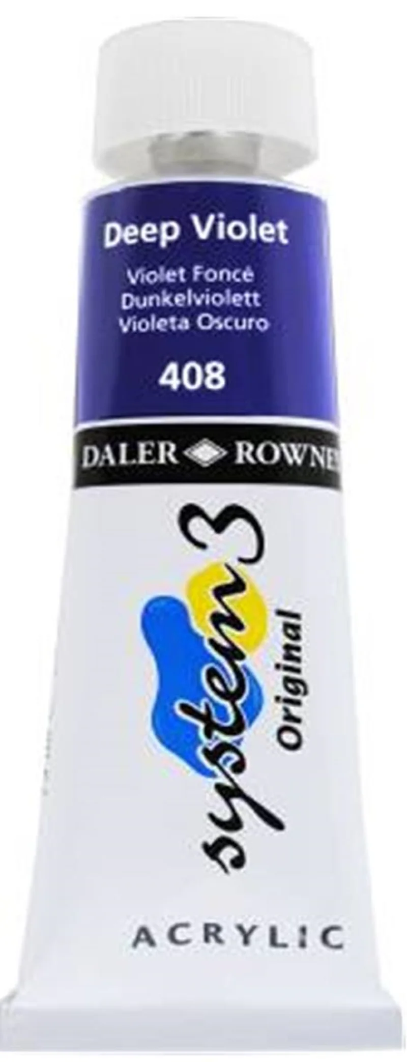 DALER ROWNEY AKRİLİK BOYA SYSTEM 3 ORIGINAL SERİSİ 75 ML DEEP VIOLET 129075408
