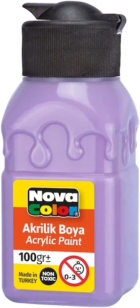 NOVA COLOR AKRİLİK BOYA 100 GR LİLA NC-2030