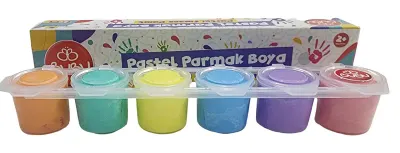 BU-BU PARMAK BOYA PASTEL RENK 6x20 ML. BUBU-PAR025