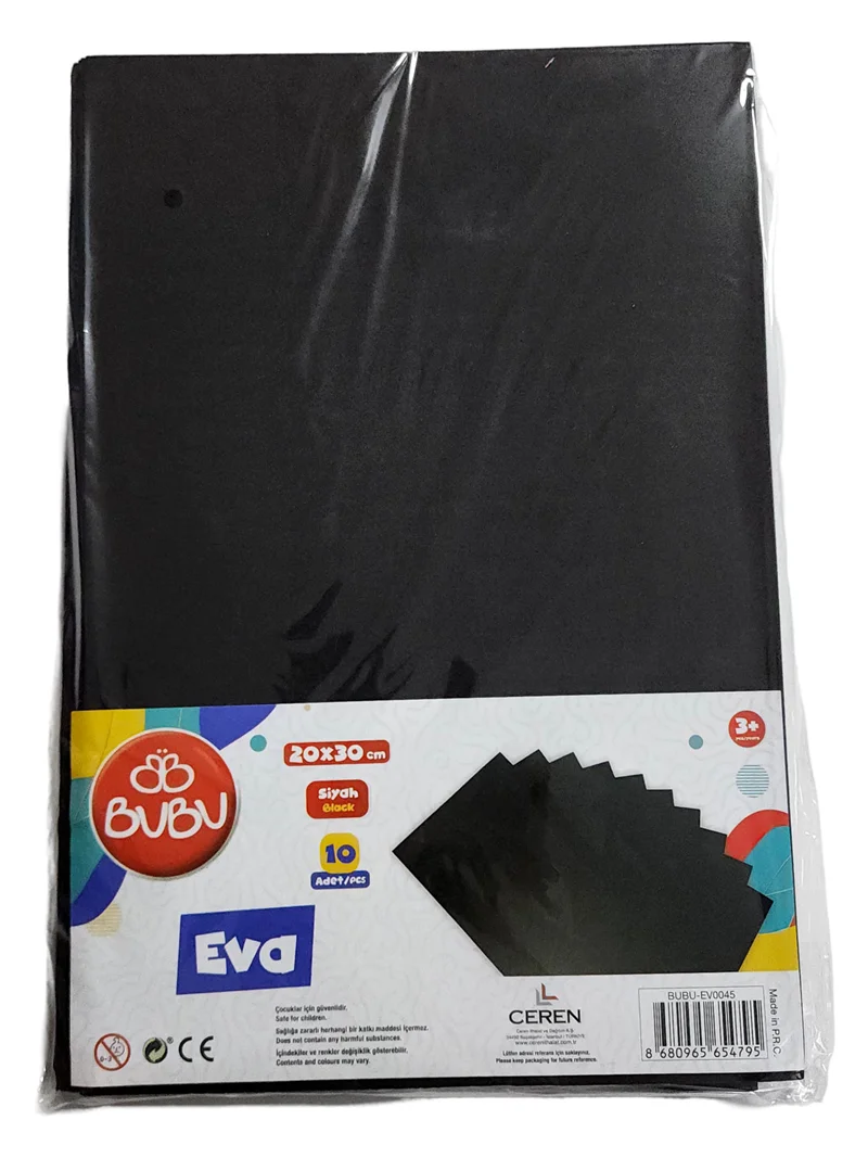 BU-BU A4 EVA 10'LU SİYAH BUBU-EV0045