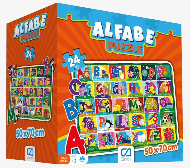 CA GAMES PUZZLE ALFABE EĞİTİCİ 5027