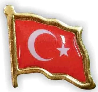 BUKET ROZET DALGALI PLASTOLU TÜRK BAYRAĞI BKT-606