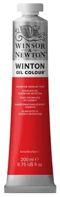 W&amp;N YAĞLI BOYA WINTON 200 ML CADMIUM SCARLET HUE 107 WN-1437107