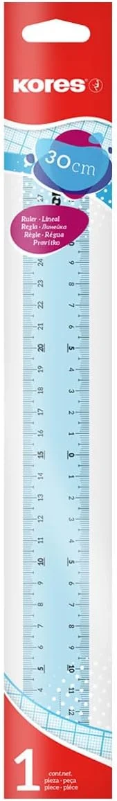 KORES CETVEL  ŞEFFAF 30CM 1 AD PS 42130