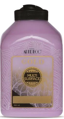 ARTDECO AKRİLİK BOYA GOLD MULTI-SURFACE 500 ML LİLA Y-G70L-261
