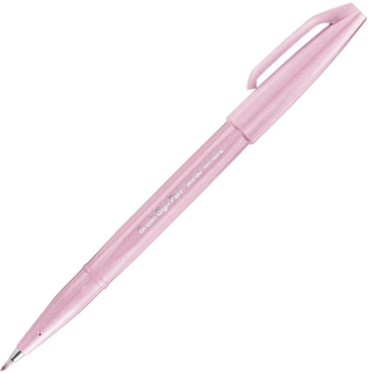 PENTEL İMZA KALEMİ SING PEN BRUSH SES15C PEMBE Y SES15C-P3X