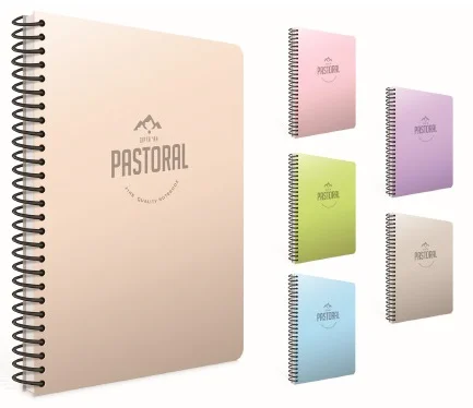 GIPTA DEFTER PASTORAL 17x24 SPİRALLİ PP KAPAK 60 YP. ÇİZGİLİ 3249