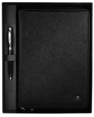 SCRIKSS HEDİYELİK SET DR 8113-1M PORTFÖY MİNİ + TABLET KILIFI SİYAH + TOUCH PEN