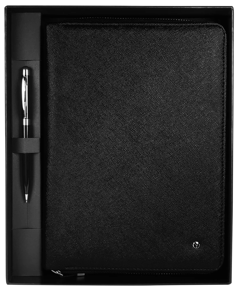 SCRIKSS HEDİYELİK SET DR 8113-1M PORTFÖY MİNİ + TABLET KILIFI SİYAH + TOUCH PEN