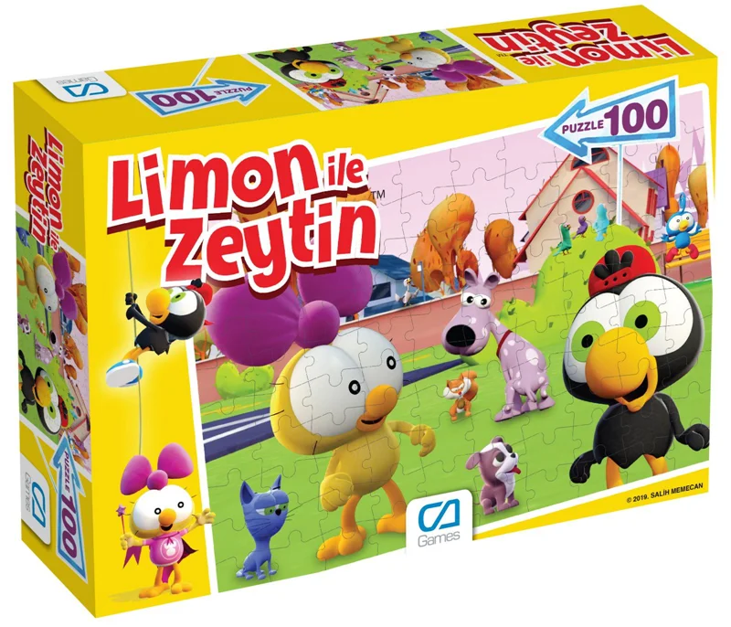CA GAMES PUZZLE 100 PARÇA LİMON İLE ZEYTİN 5084