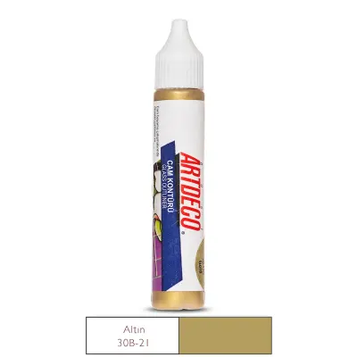 ARTDECO CAM KONTÜRÜ 30 ML ALTIN Y-030B-21
