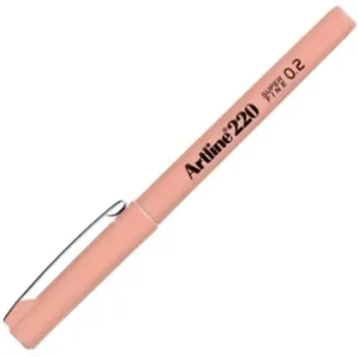 ARTLINE KEÇE UÇLU YAZI KALEMİ SUPER FINE 220N 0.2 KAYISI A-EK-220N APRIC