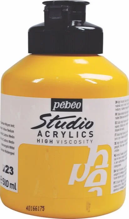 PEBEO AKRİLİK BOYA STUDIO 500 ML 171*23 MEDIUM CADMIUM YELLOW