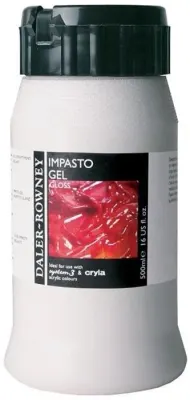 DALER ROWNEY YARDIMCI MALZEME AKRİLİK BOYA IMPASTO GEL GLOSS 500 ML 128500015